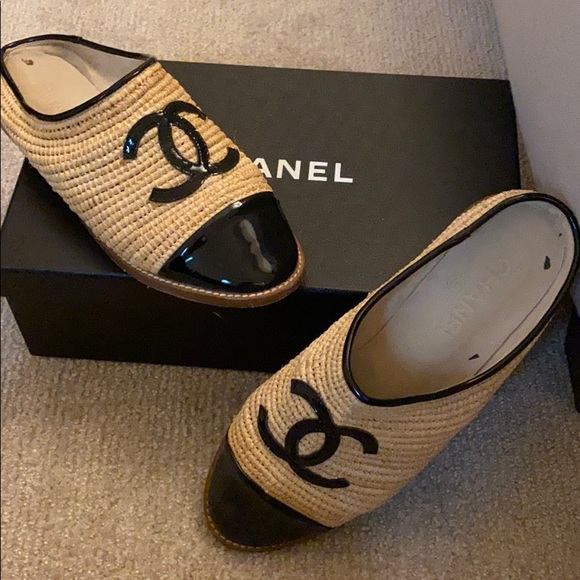 CHANEL | Shoes | Chanel Espadrille Sandals | Poshmark